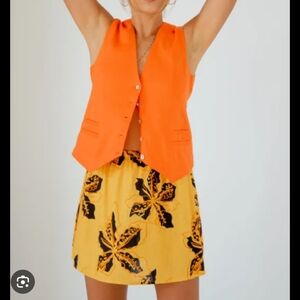 Vrg Grl Nature of Art Mini Skirt SZ 14